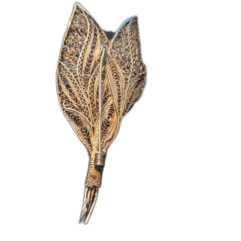 Vintage Spanish Filigree Flower Bouquet Brooch – KZ & S Marks